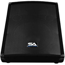 Load image into Gallery viewer, SA-15MT - Pair of 15" Floor / Stage Monitors Wedge Style with Titanium Horn
