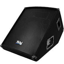 Load image into Gallery viewer, SA-15MT - Pair of 15" Floor / Stage Monitors Wedge Style with Titanium Horn
