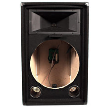 Load image into Gallery viewer, Pair of Empty 15 Inch PA / DJ / Band Speaker Cabinets with Titanium Horns

