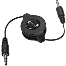 Load image into Gallery viewer, SA-iERet3 - Two Pack of Retractable 1/8" (3.55mm) Stereo Male to Male Patch Cables - 3 Feet
