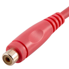 Load image into Gallery viewer, SA-PGSR25Red - 25 Foot Red RCA Male to RCA Female Audio Extension Cable
