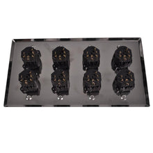 Load image into Gallery viewer, Stainless Steel Wall Plate - 4 Gang with 8 XLR and 1/4 Inch Combo Connectors

