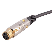 Load image into Gallery viewer, SA-PXLR1BK - Premium 1 Foot XLR Male to XLR Female Extension Patch Cable
