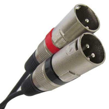 Load image into Gallery viewer, SAXFRM-2x5- Dual XLR Male to Dual RCA Male 5' Patch Cable
