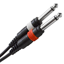 Load image into Gallery viewer, SA-Y3.6 - (4 Pack) 6 Foot Insert Cable - TRS 1/4" to 2 TS 1/4"
