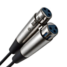 Load image into Gallery viewer, SA-Y4 - 1' Splitter Patch Cable 1 XLR Male to 2 XLR Female
