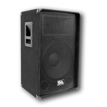 Load image into Gallery viewer, Pair of 15" PA Speakers, 15" Floor Monitors, and 4 Cables
