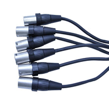 Load image into Gallery viewer, SACB-6x25 - 6 Channel Low Profile XLR Send Sub Snake Cable - 25 Feet
