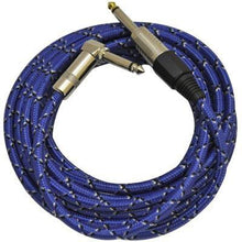 Load image into Gallery viewer, SAGCRVAR-18-3PK - 18' Variety Pack of Guitar/Instrument Cable (3 Pack)
