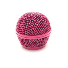 Load image into Gallery viewer, Replacement Steel Mesh Microphone Grill Head - Multi-Color (4 Pack)
