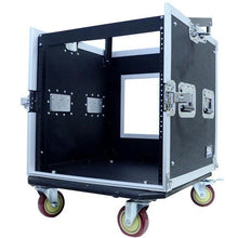Load image into Gallery viewer, 10 Space Rack Case with Slant Mixer Top
