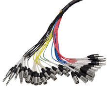 Load image into Gallery viewer, SAPSNS-24-3x10x50 - 24 Channel 50' Snake Cable (Compatible with PreSonus 24.4.2 Digital Mixer)
