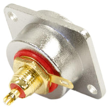Load image into Gallery viewer, SAPT238 - RCA Female Panel Mount Connector - Red
