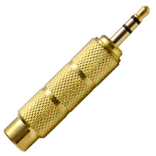 Load image into Gallery viewer, SAPT122/123 (10 Pack) - 1/4" Female to 1/8" Male Adapter (Gold &amp; Silver))
