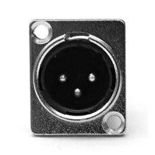 Load image into Gallery viewer, SAPT51 (8 Pack) - XLR Male Nickel Panel Mount Connectors
