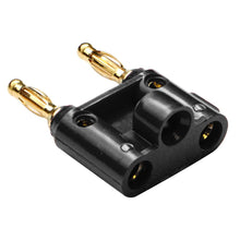 Load image into Gallery viewer, Banana Connectors - 10 Pack of Red &amp; Black
