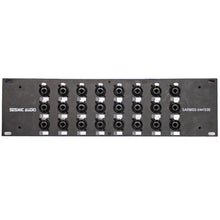 Load image into Gallery viewer, SARMSS-24x1530 - 24 Channel XLR TRS Combo Splitter Snake Cable - 15' and 30' XLR trunk
