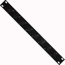 Load image into Gallery viewer, SARPSP8 (2 Pack) - 8 Channel Speakon Rack Case Panel Mount 1 Space
