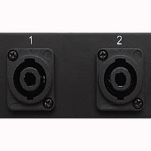 Load image into Gallery viewer, SARPSP8 (2 Pack) - 8 Channel Speakon Rack Case Panel Mount 1 Space
