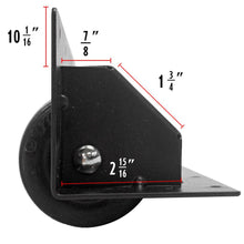 Load image into Gallery viewer, Pair of Dual Wheel Kits for PA Speaker Cabinets
