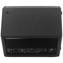 Load image into Gallery viewer, SAX-12M-PW - Pair of Powered Compact 12 Inch 2 Way Coaxial Floor / Stage Monitors with Titanium Horns
