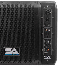 Load image into Gallery viewer, SAX-8M-PW - Powered Compact 8 Inch 2 Way Coaxial Floor / Stage Monitor with Titanium Horn
