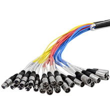 Load image into Gallery viewer, SAXQ-16x8x100 - 16 Channel 100' Snake Cable (XLR &amp; TRS)
