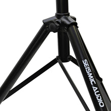 Load image into Gallery viewer, Pair of Tripod Speaker Stand - Fits 1 1/2" and 1 3/8"
